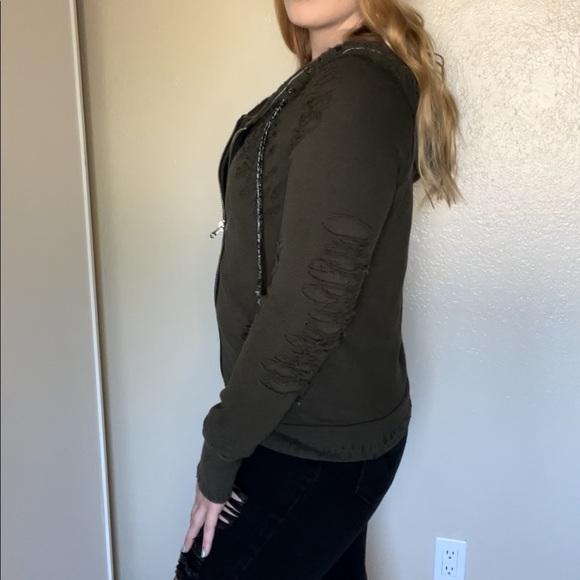 NSF Distressed Hoodie - Picture 4 of 11